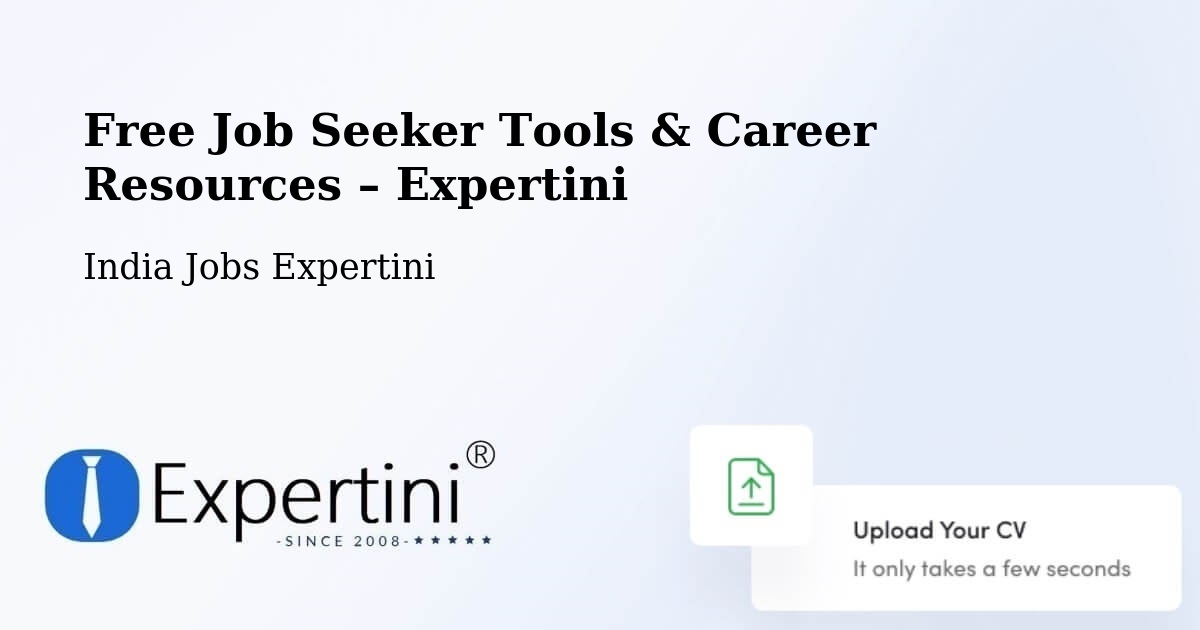 Free Job Seeker Tools & Career Resources – Kolkata - Kolkata, India Jobs Expertini